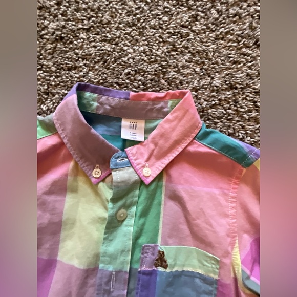Toddler Oxford Convertible Shirt 4T - Picture 4 of 4